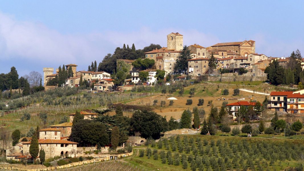 Italy, Tuscany, Panzano in Chianti village
